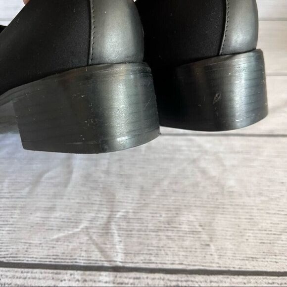 DONALD J Pliner Black Block Heel Loafer Size 9N - Picture 11 of 14